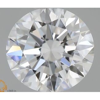 0.5 Carat Round E VS2 EX GIA Natural Diamond