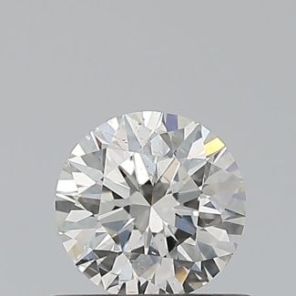 0.5 Carat Round H SI2 EX GIA Natural Diamond