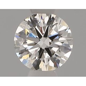 0.30 Carat Round H SI1 EX VG GIA Natural Diamond