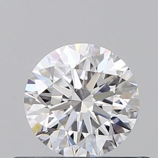 0.46 Carat Round D IF EX GIA Natural Diamond