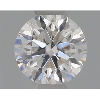 0.30 Carat Round F SI1 EX VG GIA Natural Diamond