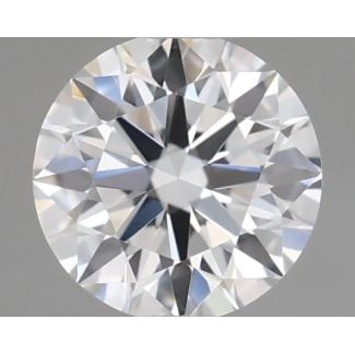 0.24 Carat Round G VVS2 EX GIA Natural Diamond