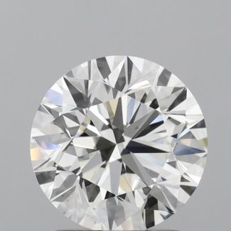 1.7 Carat Round H VS2 EX GIA Natural Diamond