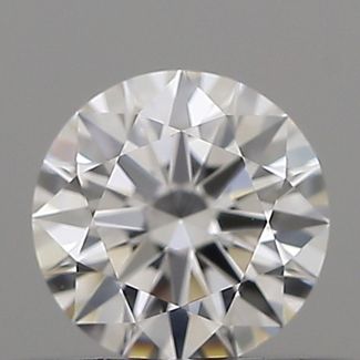 0.36 Carat Round D VVS2 EX GIA Natural Diamond