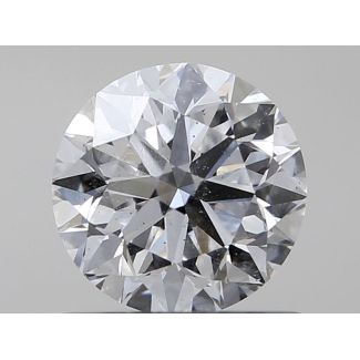 0.71 Carat Round D SI2 VG GIA Natural Diamond