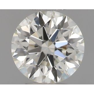 0.32 Carat Round H VVS2 EX IGI Natural Diamond