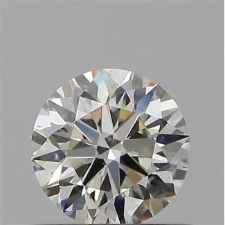 0.50 Carat Round H VS2 EX IGI Natural Diamond