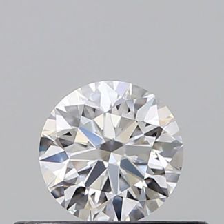 0.32 Carat Round D VS2 EX VG GIA Natural Diamond