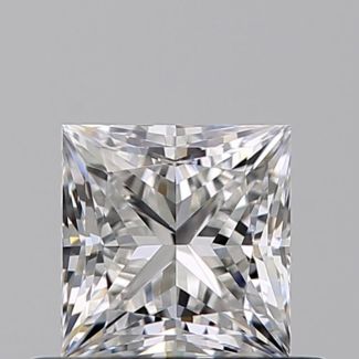 0.52 Carat Princess E VS1 - EX VG GIA Natural Diamond