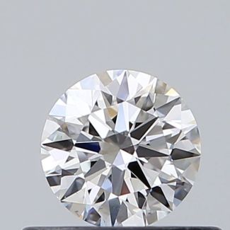 0.35 Carat Round D VS2 EX GIA Natural Diamond