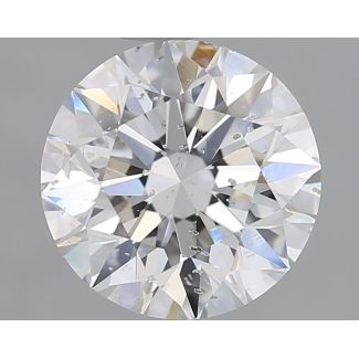 1.5 Carat Round E SI2 EX GIA Natural Diamond