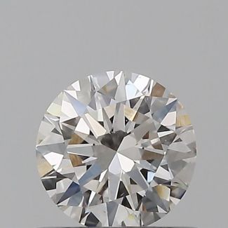 0.5 Carat Round H SI1 EX GIA Natural Diamond