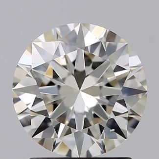 1.42 Carat Round J VS2 EX GIA Natural Diamond