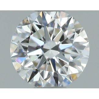 0.45 Carat Round E VVS1 EX GIA Natural Diamond