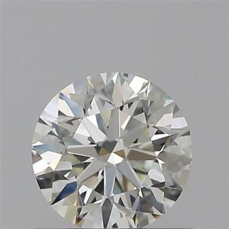 0.51 Carat Round H VVS1 EX IGI Natural Diamond