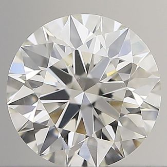 0.52 Carat Round H VS2 EX GIA Natural Diamond