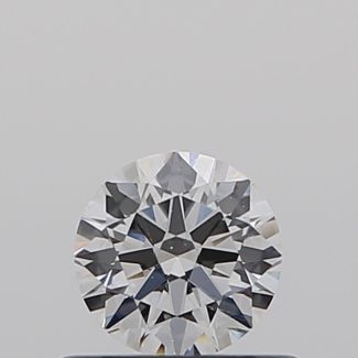 0.40 Carat Round D VS2 EX VG GIA Natural Diamond