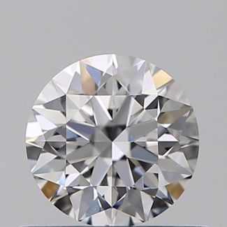 0.50 Carat Round D VS2 VG EX GIA Natural Diamond