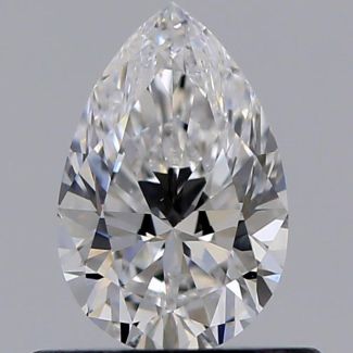 0.51 Carat Pear D VS1 - EX VG GIA Natural Diamond