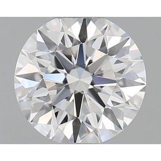 0.61 Carat Round E VVS1 EX GIA Natural Diamond