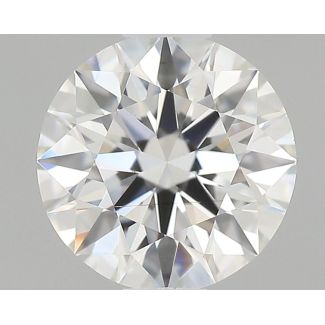 0.54 Carat Round H VVS2 EX GIA Natural Diamond