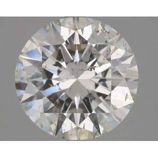 5.02 Carat Round I SI2 EX GIA Natural Diamond