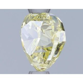 1.0 Carat Heart Fancy Yellow VS2 - EX VG GIA Natural Diamond