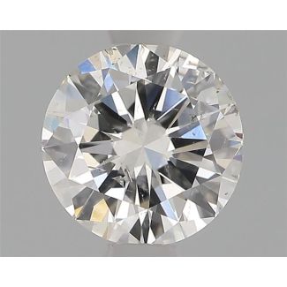 0.70 Carat Round H SI2 VG EX GIA Natural Diamond