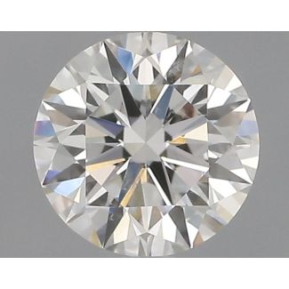 0.72 Carat Round F SI1 EX GIA Natural Diamond