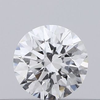 0.19 Carat Round E SI2 EX VG GIA Natural Diamond