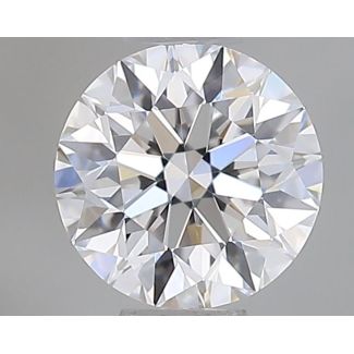 0.47 Carat Round D VVS1 EX VG GIA Natural Diamond