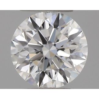 0.18 Carat Round F VVS1 EX GIA Natural Diamond