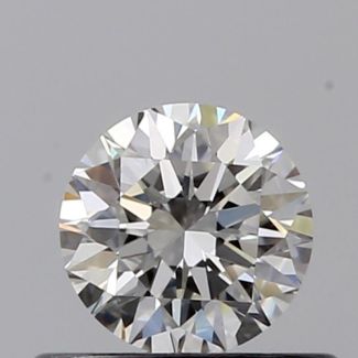 0.40 Carat Round H VVS1 VG EX GIA Natural Diamond