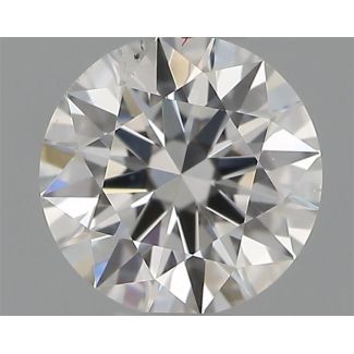 0.30 Carat Round G SI1 EX GIA Natural Diamond