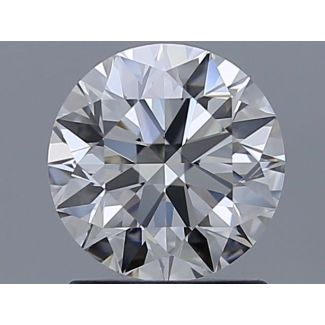 1.22 Carat Round H VVS1 EX GIA Natural Diamond