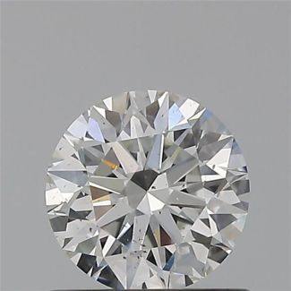 0.62 Carat Round H SI1 EX GIA Natural Diamond