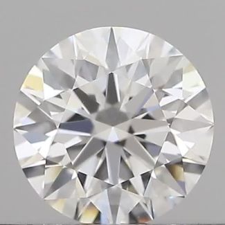 0.43 Carat Round D VVS1 EX GIA Natural Diamond