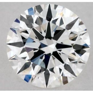 0.5 Carat Round E VVS1 EX GIA Natural Diamond