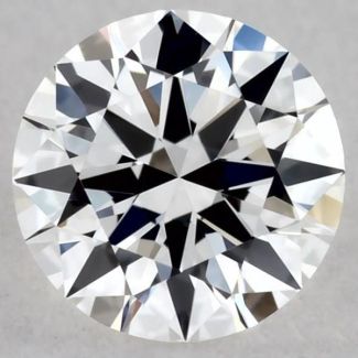 0.23 Carat Round F VVS2 EX GIA Natural Diamond