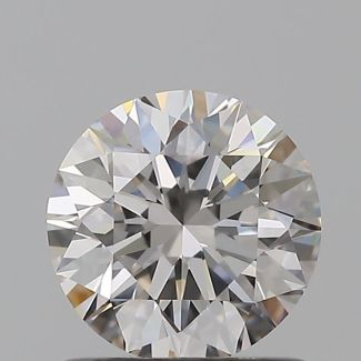 0.9 Carat Round H IF EX GIA Natural Diamond