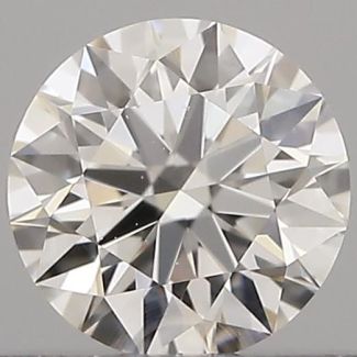 0.34 Carat Round H IF EX GIA Natural Diamond