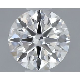 0.4 Carat Round F VVS2 EX GIA Natural Diamond