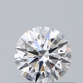 0.35 Carat Round D VVS2 EX VG GIA Natural Diamond