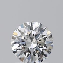 0.9 Carat Round D SI1 EX VG GIA Natural Diamond