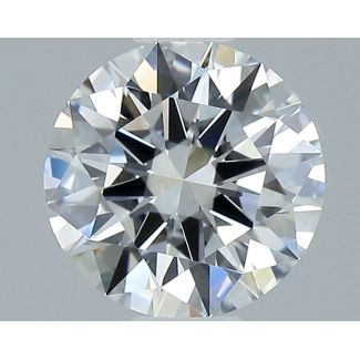 0.92 Carat Round F VVS1 EX GIA Natural Diamond