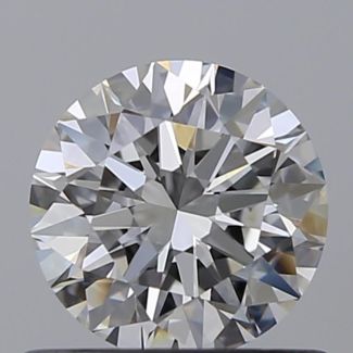 0.6 Carat Round G VVS2 EX GIA Natural Diamond