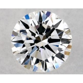 0.41 Carat Round D VVS2 EX VG GIA Natural Diamond