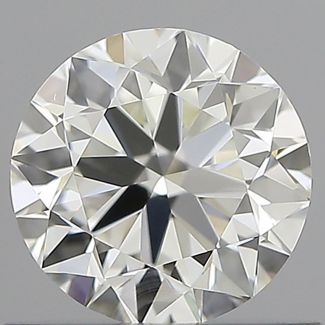 0.7 Carat Round H VVS2 VG EX IGI Natural Diamond