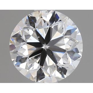 1.0 Carat Round E SI1 VG EX GIA Natural Diamond