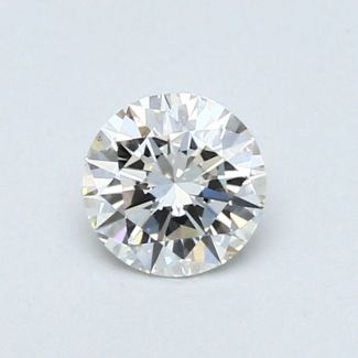 0.44 Carat Round H VS2 VG EX GIA Natural Diamond